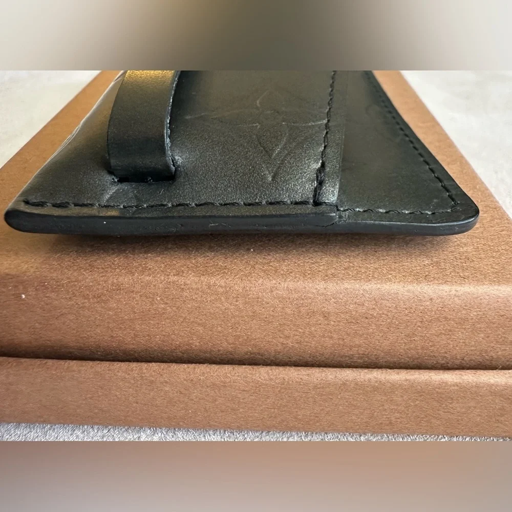 Louis Vuitton Monogram Matte Clochette Key Holder – Charcoal Grey Authentic